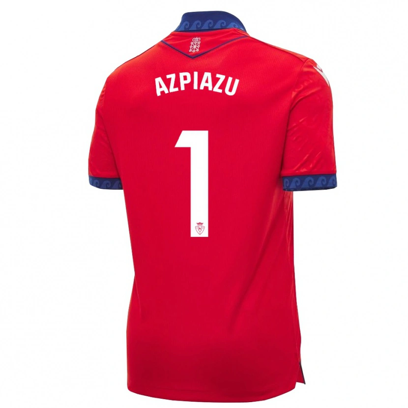 Danxen Kid Nahia Azpiazu Moreno #1 Red Navy Blue White Home Jersey 2026/27 T-Shirt