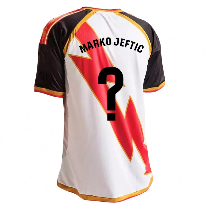 Danxen Kid Marko Jeftic #0 Black Red White Gold Home Jersey 2026/27 T-Shirt