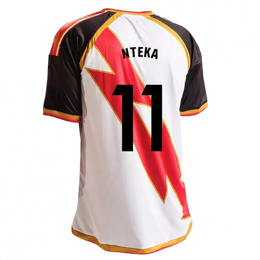 Danxen Kid Randy Nteka #11 Black Red White Gold Home Jersey 2026/27 T-Shirt