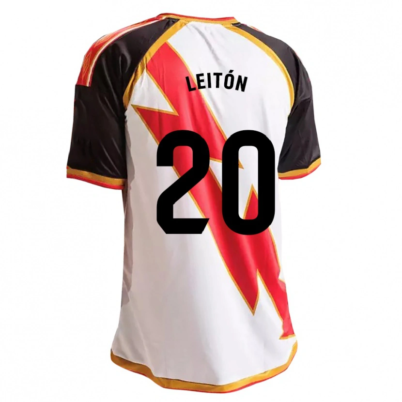 Danxen Kid Diego Leitón #20 Black Red White Gold Home Jersey 2026/27 T-Shirt