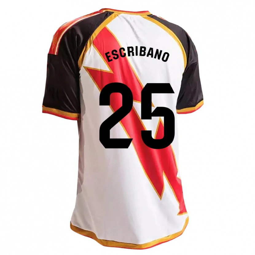 Danxen Kid Francisco Escribano #25 Black Red White Gold Home Jersey 2026/27 T-Shirt