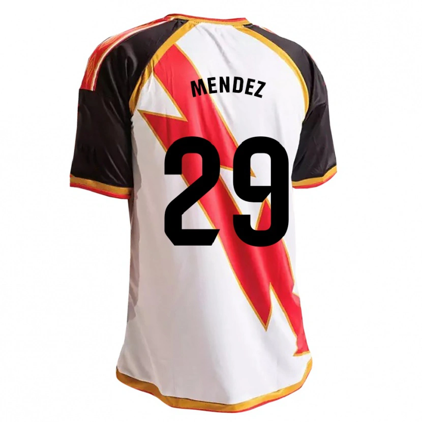 Danxen Kid Diego Méndez #29 Black Red White Gold Home Jersey 2026/27 T-Shirt