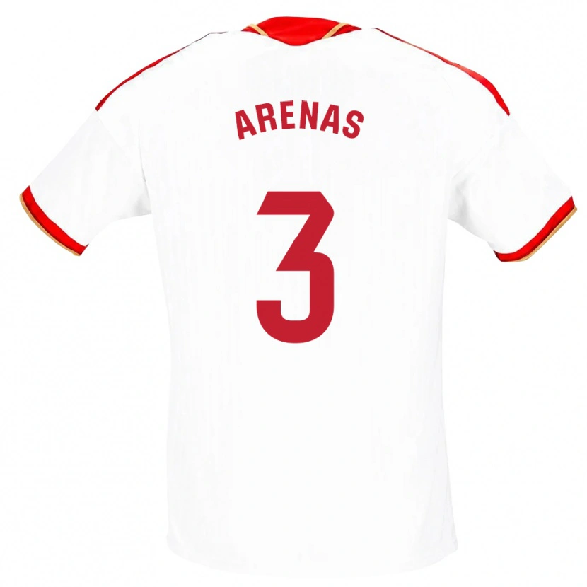 Danxen Kid Manu Arenas #3 White Red Home Jersey 2026/27 T-Shirt