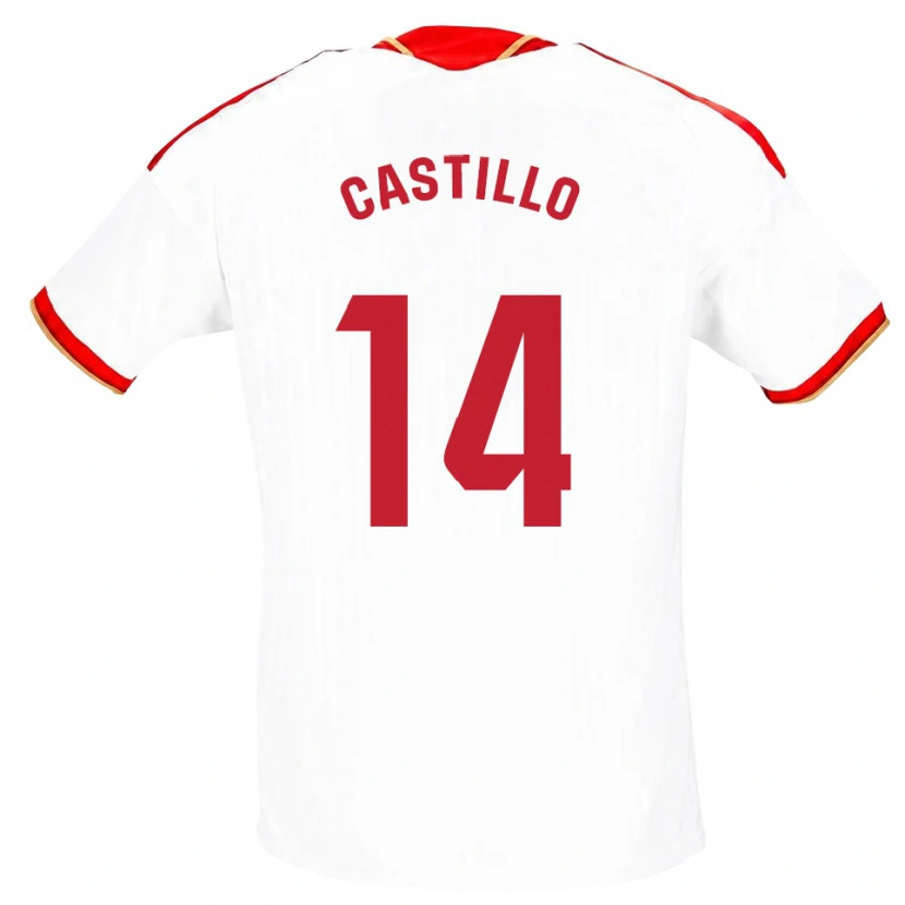Danxen Kid Silvio Castillo #14 White Red Home Jersey 2026/27 T-Shirt