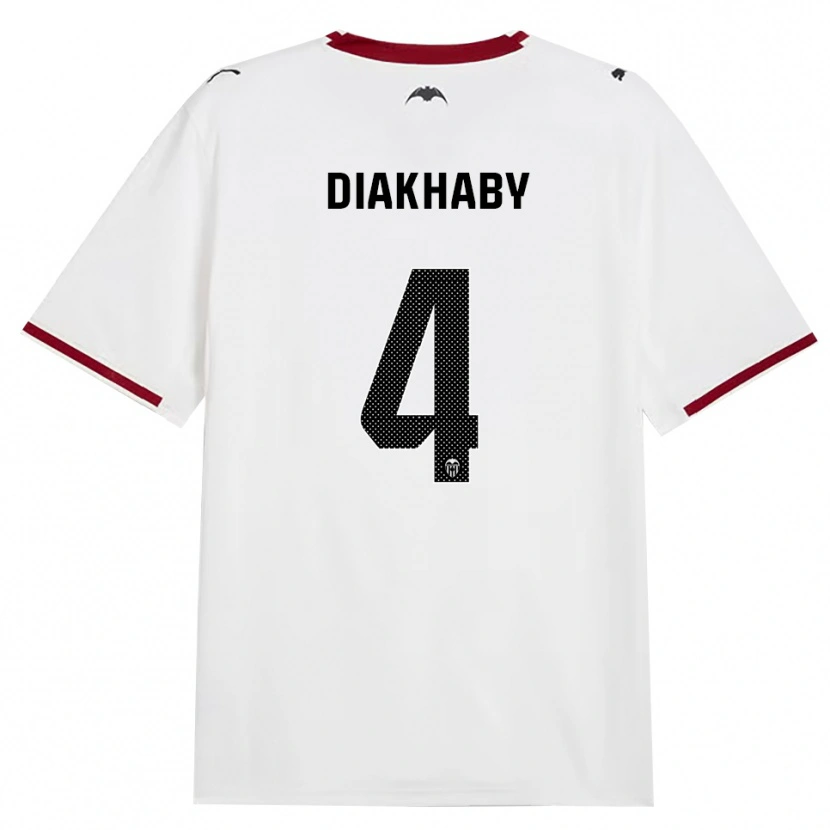 Danxen Kid Mouctar Diakhaby #4 Black White Red Yellow Home Jersey 2026/27 T-Shirt