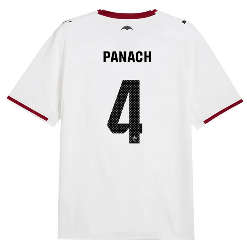 Danxen Kid Alejandro Panach #4 Black White Red Yellow Home Jersey 2026/27 T-Shirt