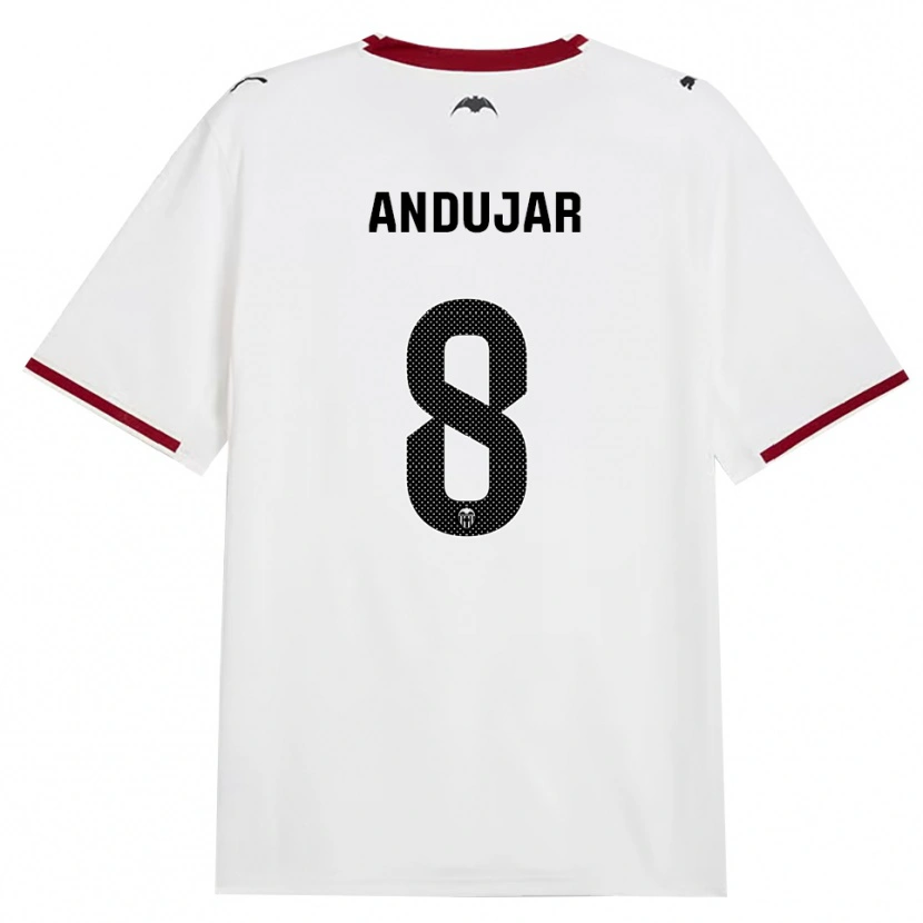 Danxen Kid Candela Andujar #8 Black White Red Yellow Home Jersey 2026/27 T-Shirt