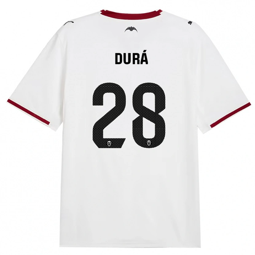 Danxen Kid Jaume Durá #28 Black White Red Yellow Home Jersey 2026/27 T-Shirt