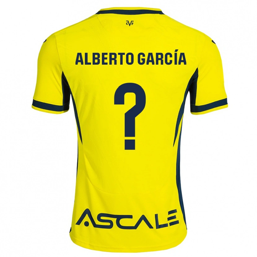 Danxen Kid Alberto García #0 Yellow Black Red Home Jersey 2026/27 T-Shirt