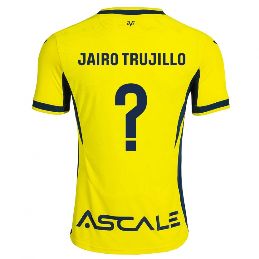 Danxen Kid Jairo Trujillo #0 Yellow Black Red Home Jersey 2026/27 T-Shirt