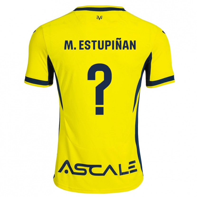 Danxen Kid Marta Estupiñan Santana #0 Yellow Black Red Home Jersey 2026/27 T-Shirt