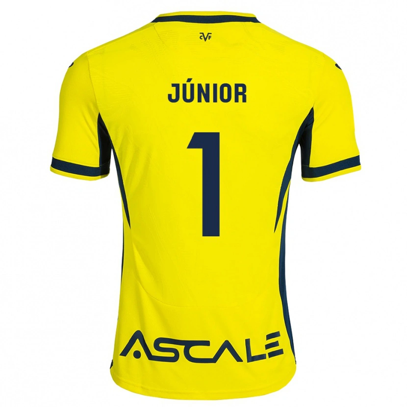 Danxen Kid Luiz Júnior #1 Yellow Black Red Home Jersey 2026/27 T-Shirt