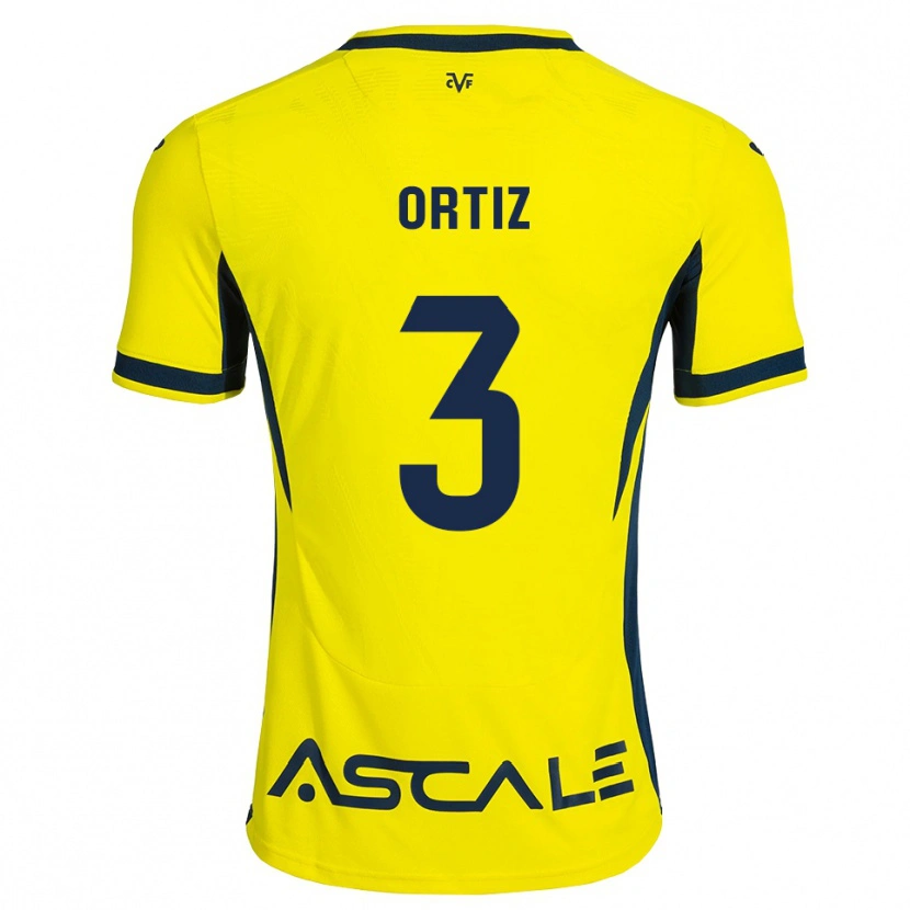 Danxen Kid Eneko Ortiz #3 Yellow Black Red Home Jersey 2026/27 T-Shirt