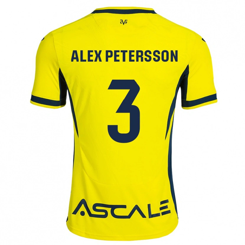 Danxen Kid Max Petersson #3 Yellow Black Red Home Jersey 2026/27 T-Shirt