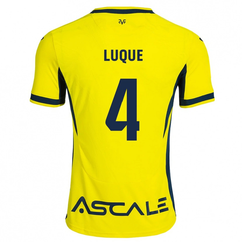 Danxen Kid Pedro Luque #4 Yellow Black Red Home Jersey 2026/27 T-Shirt