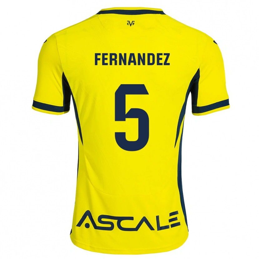 Danxen Kid Álvaro Fernández #5 Yellow Black Red Home Jersey 2026/27 T-Shirt