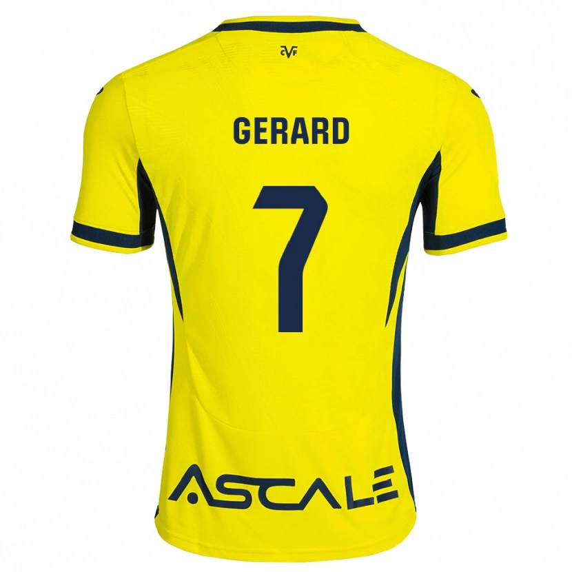 Danxen Kid Gerard Moreno #7 Yellow Black Red Home Jersey 2026/27 T-Shirt