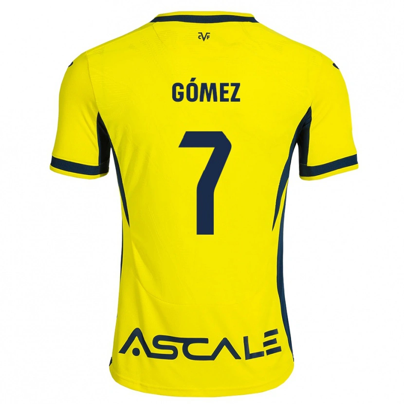 Danxen Kid Valen Gómez #7 Yellow Black Red Home Jersey 2026/27 T-Shirt
