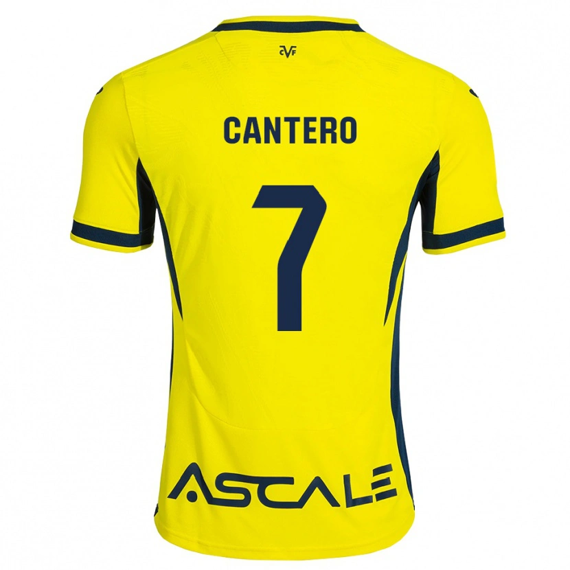 Danxen Kid Dani Cantero #7 Yellow Black Red Home Jersey 2026/27 T-Shirt