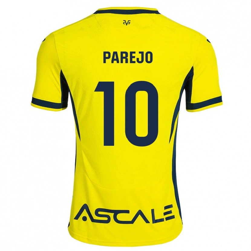 Danxen Kid Dani Parejo #10 Yellow Black Red Home Jersey 2026/27 T-Shirt
