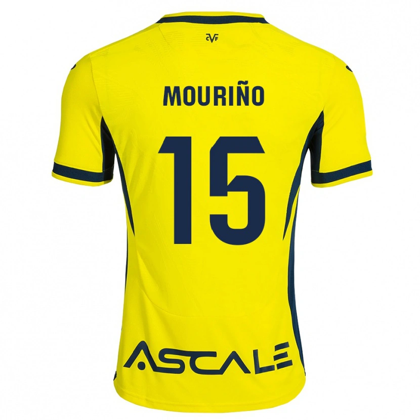 Danxen Kid Santiago Mouriño #15 Yellow Black Red Home Jersey 2026/27 T-Shirt