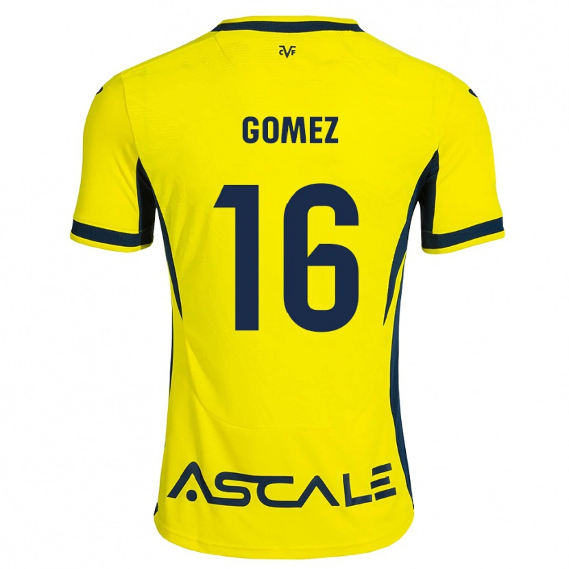 Danxen Kid Queralt Gómez #16 Yellow Black Red Home Jersey 2026/27 T-Shirt