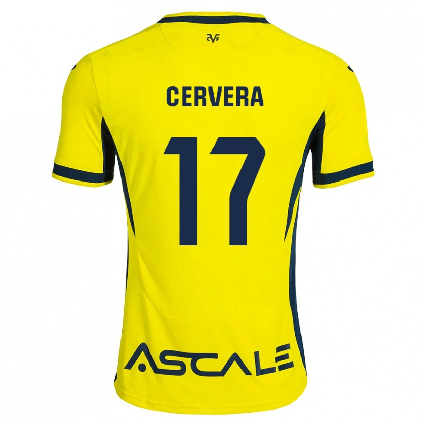 Danxen Kid Mario Cervera #17 Yellow Black Red Home Jersey 2026/27 T-Shirt
