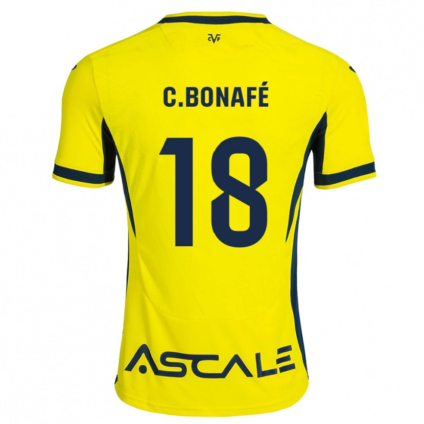 Danxen Kid César Bonafé #18 Yellow Black Red Home Jersey 2026/27 T-Shirt