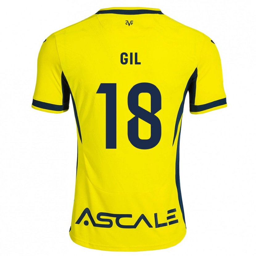 Danxen Kid Mario Gil #18 Yellow Black Red Home Jersey 2026/27 T-Shirt