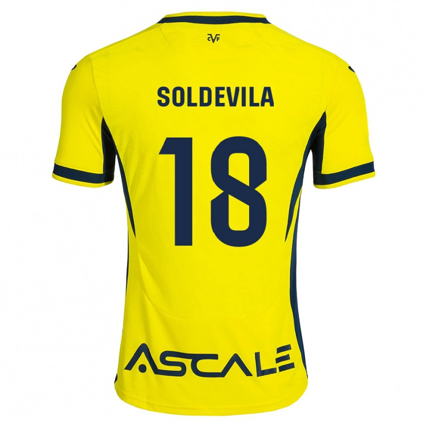 Danxen Kid Paola Soldevila #18 Yellow Black Red Home Jersey 2026/27 T-Shirt