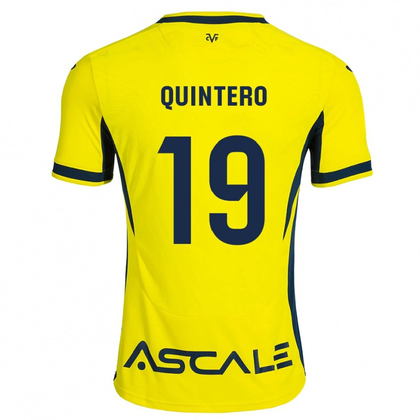 Danxen Kid Luis Quintero #19 Yellow Black Red Home Jersey 2026/27 T-Shirt