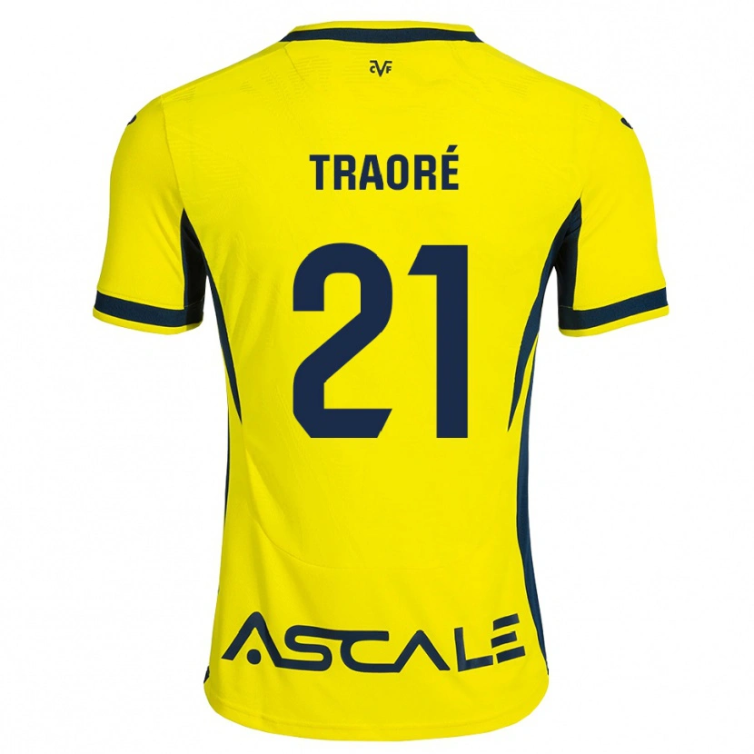 Danxen Kid Moussa Traoré #21 Yellow Black Red Home Jersey 2026/27 T-Shirt