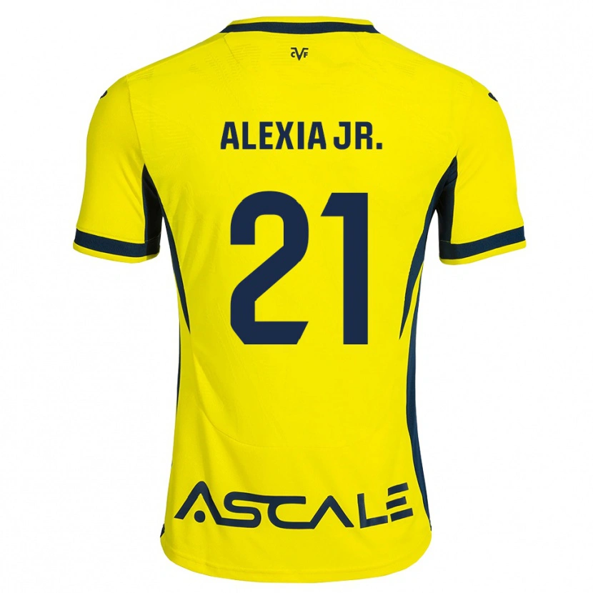 Danxen Kid Alexia Blanco Llacuno #21 Yellow Black Red Home Jersey 2026/27 T-Shirt