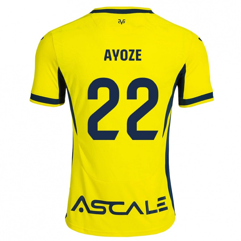 Danxen Kid Ayoze Pérez #22 Yellow Black Red Home Jersey 2026/27 T-Shirt
