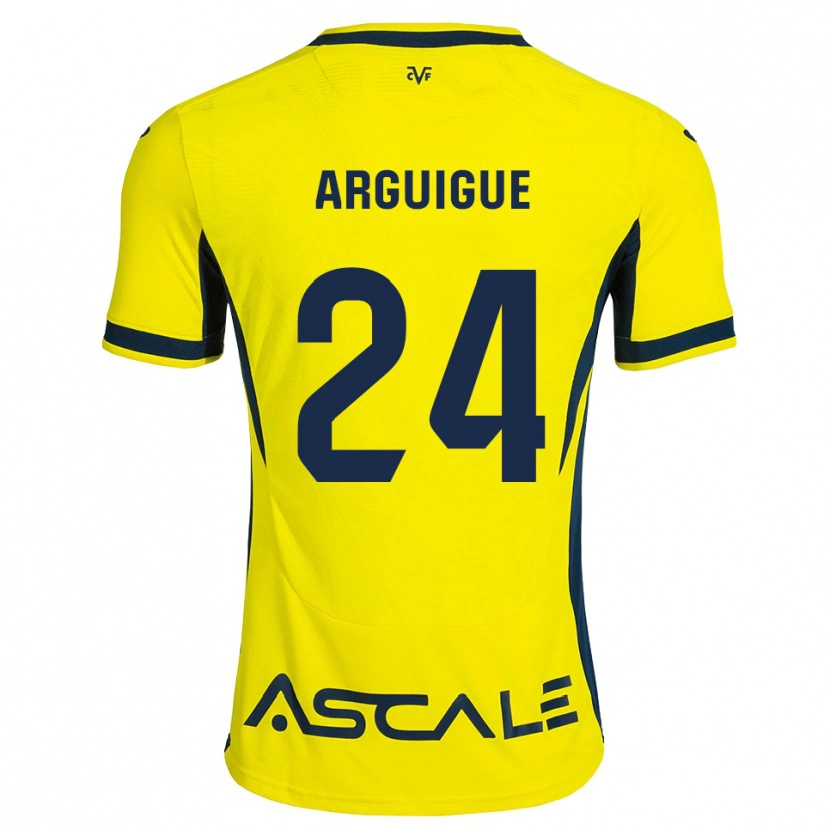 Danxen Kid Ayman Arguigue #24 Yellow Black Red Home Jersey 2026/27 T-Shirt