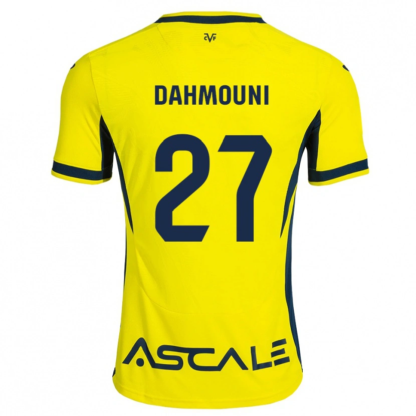 Danxen Kid Moha Dahmouni #27 Yellow Black Red Home Jersey 2026/27 T-Shirt