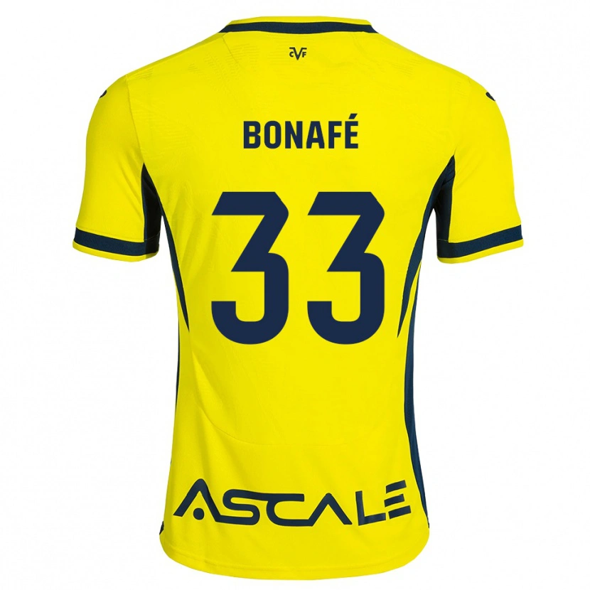 Danxen Kid César Bonafé #33 Yellow Black Red Home Jersey 2026/27 T-Shirt