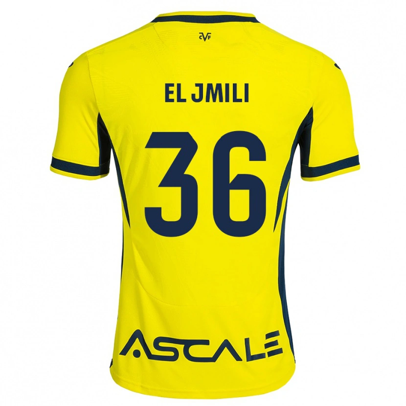 Danxen Kid Nizar El Jmili #36 Yellow Black Red Home Jersey 2026/27 T-Shirt