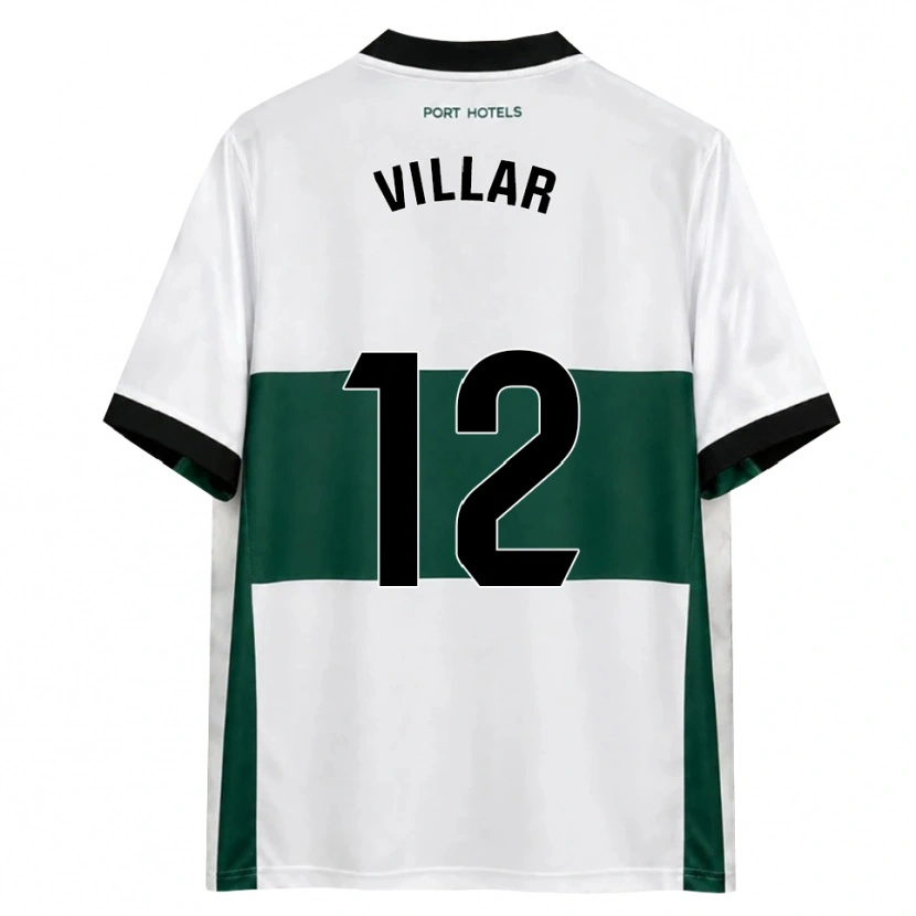 Danxen Kid Gonzalo Villar #12 Green White Red Home Jersey 2026/27 T-Shirt