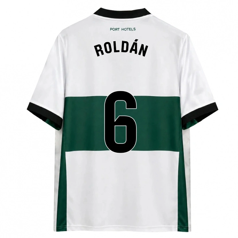 Danxen Kid Luis Roldán #6 Green White Red Home Jersey 2026/27 T-Shirt