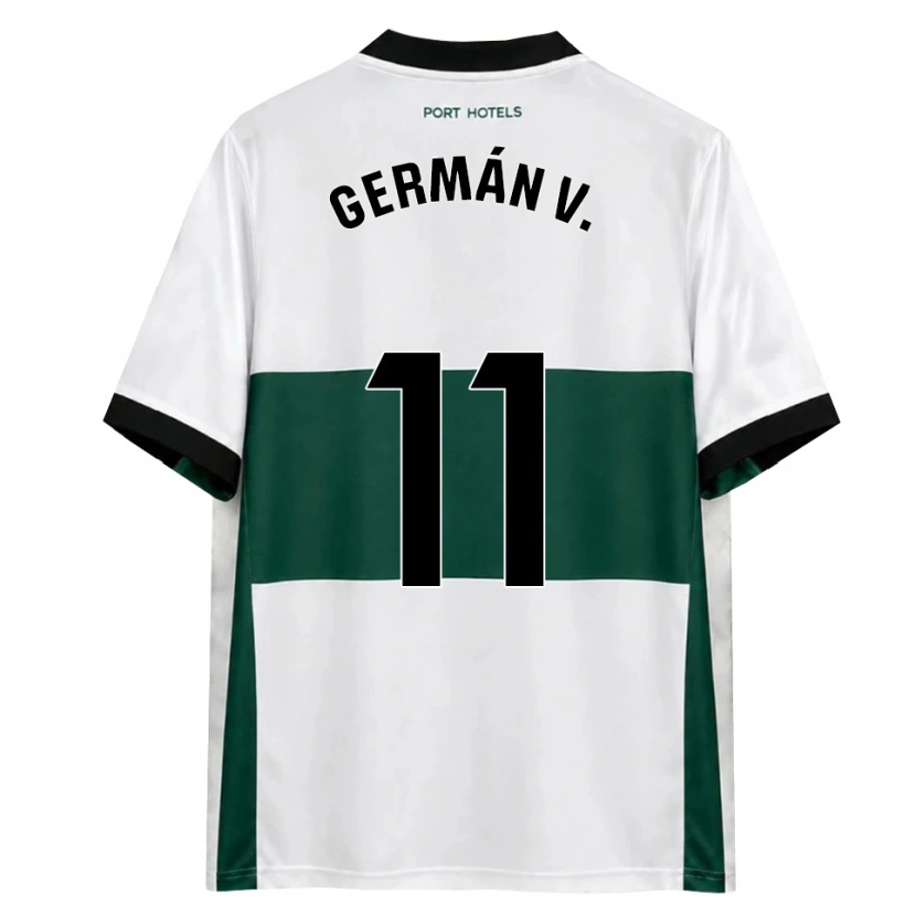 Danxen Kid Germán Valera #11 Green White Red Home Jersey 2026/27 T-Shirt