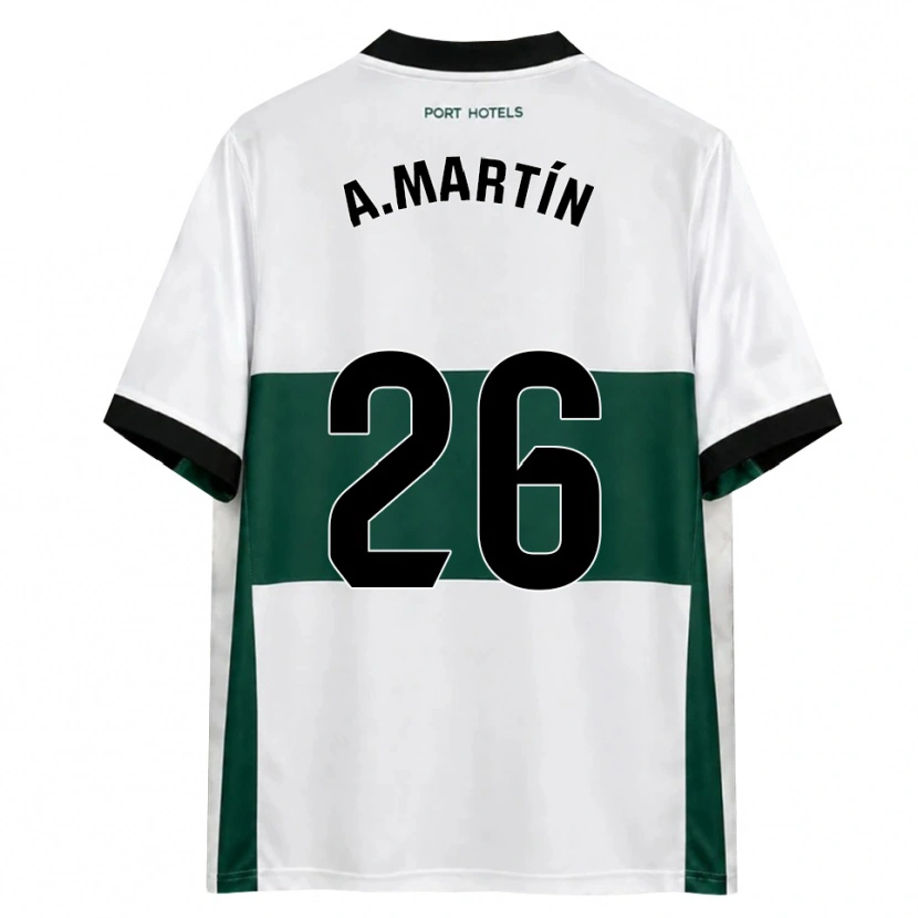 Danxen Kid Alejandro Martín #26 Green White Red Home Jersey 2026/27 T-Shirt