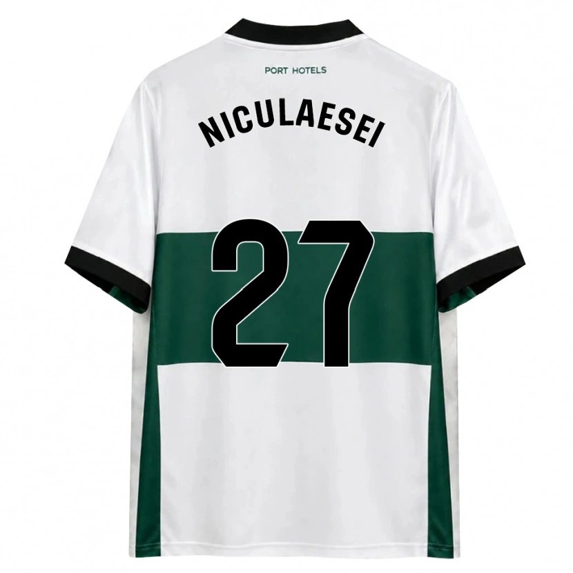 Danxen Kid Albert Niculăesei #27 Green White Red Home Jersey 2026/27 T-Shirt