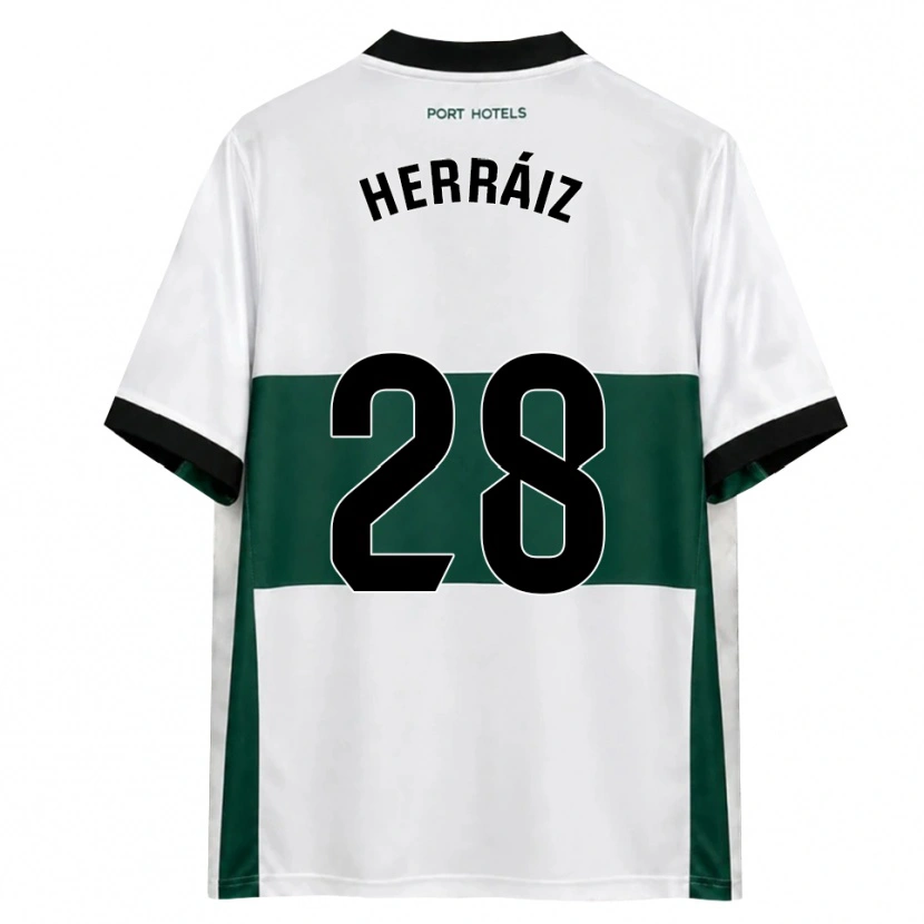 Danxen Kid Alex Herráiz #28 Green White Red Home Jersey 2026/27 T-Shirt