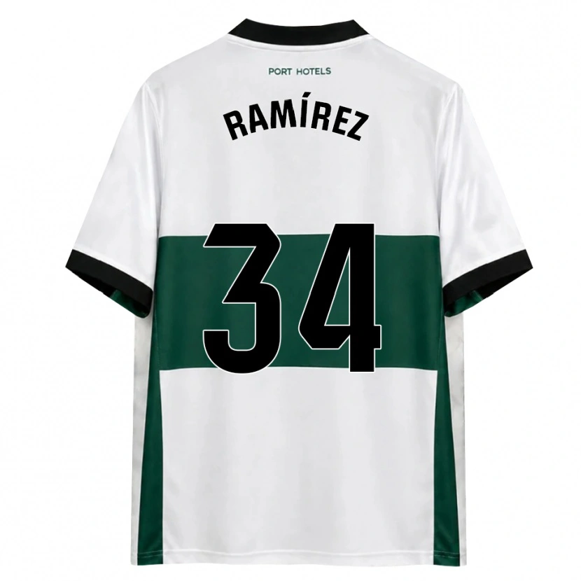 Danxen Kid Jalmar Ramírez #34 Green White Red Home Jersey 2026/27 T-Shirt