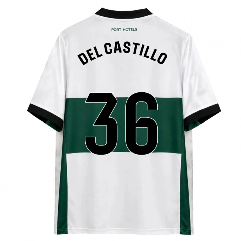 Danxen Kid Gonzalo Del Castillo #36 Green White Red Home Jersey 2026/27 T-Shirt
