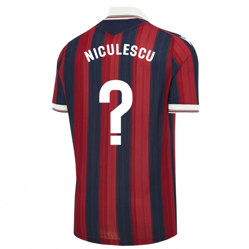 Danxen Kid Iannis Niculescu #0 Midnight Blue Red Home Jersey 2026/27 T-Shirt