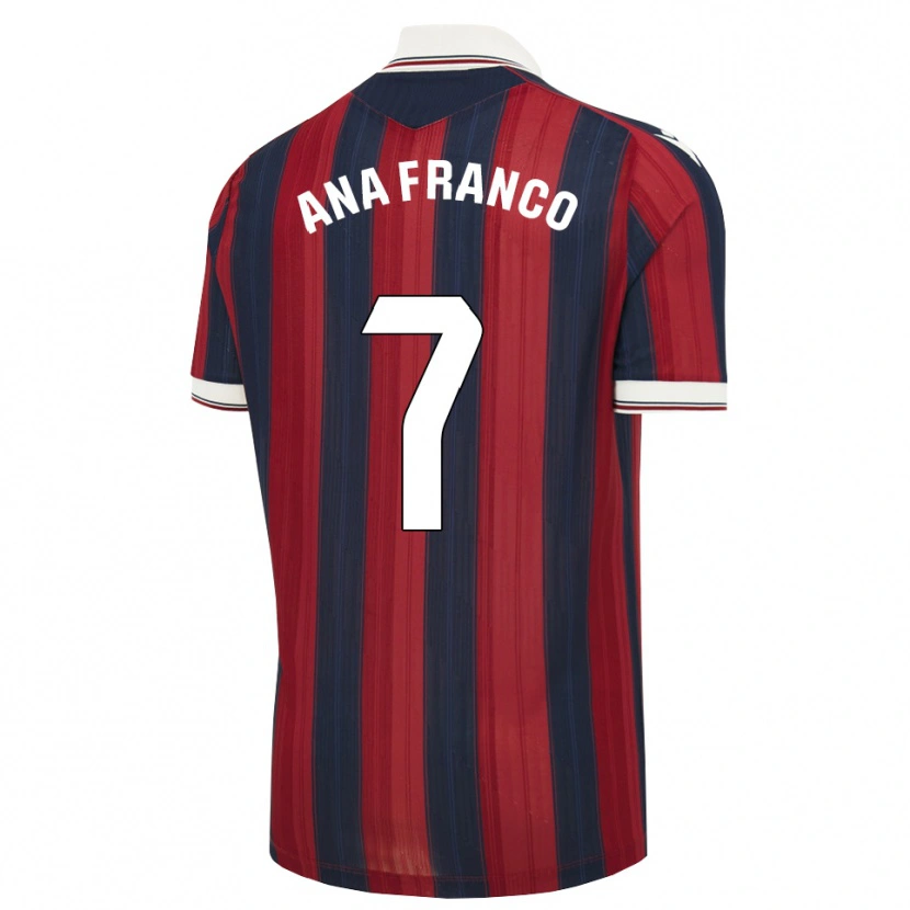 Danxen Kid Ana Franco De La Vega #7 Midnight Blue Red Home Jersey 2026/27 T-Shirt
