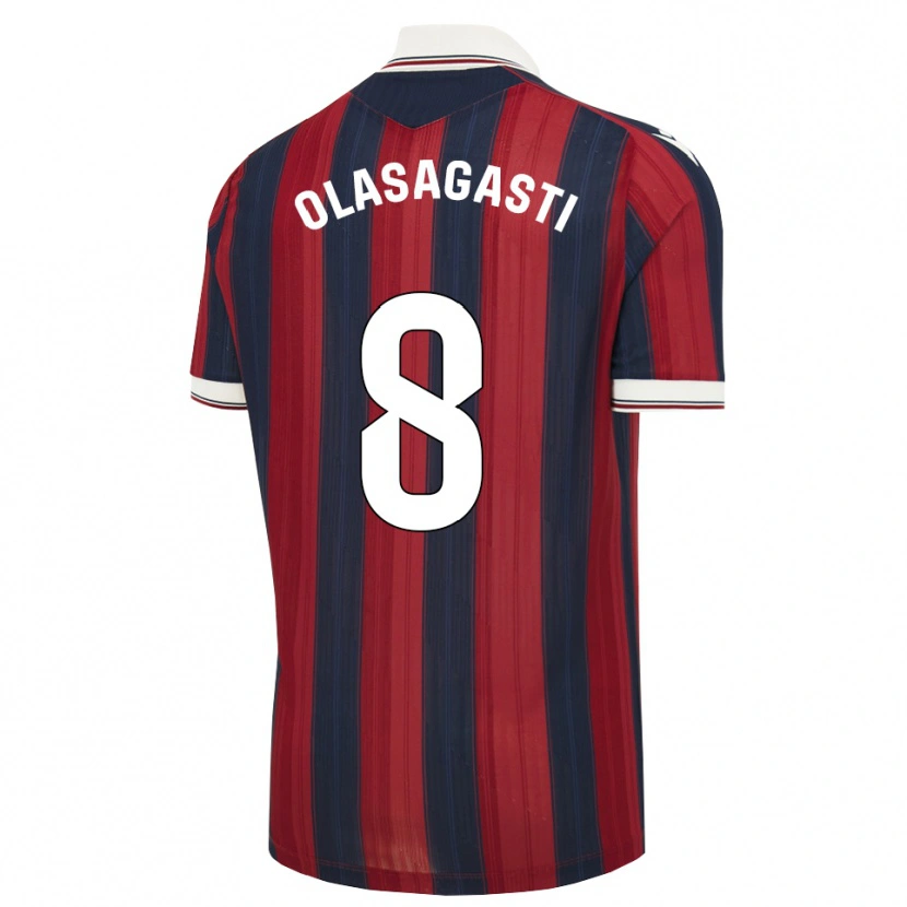 Danxen Kid Jon Ander Olasagasti #8 Midnight Blue Red Home Jersey 2026/27 T-Shirt