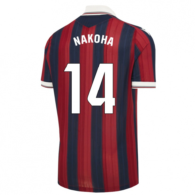 Danxen Kid Huseini Nakoha #14 Midnight Blue Red Home Jersey 2026/27 T-Shirt